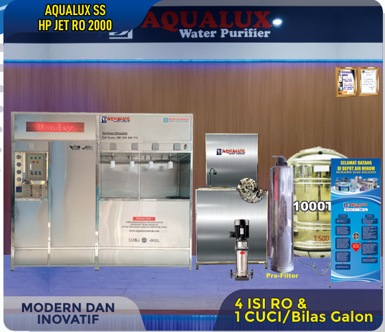 aqualux ss hp jet ro 2000